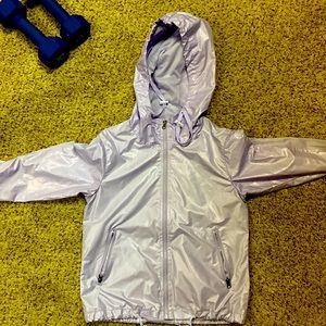 Zyia lilac shine bomber jacket